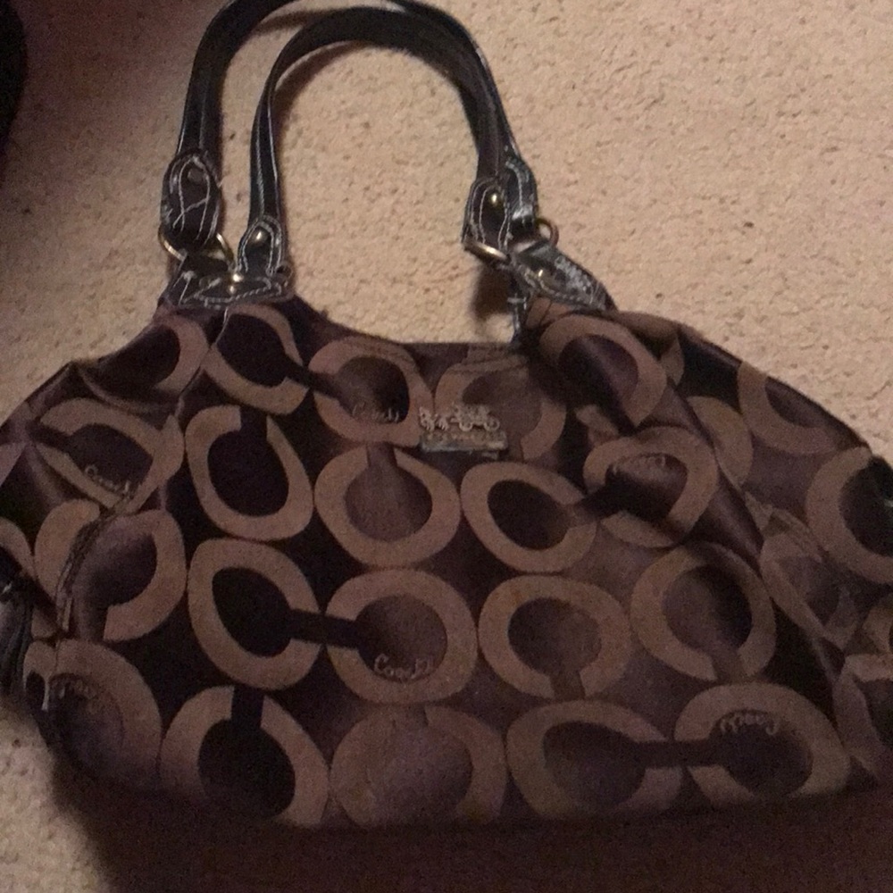Brown coach satchel